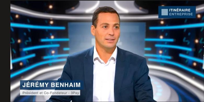 Jérémy Benhaim présente 3Pay sur Le Figaro